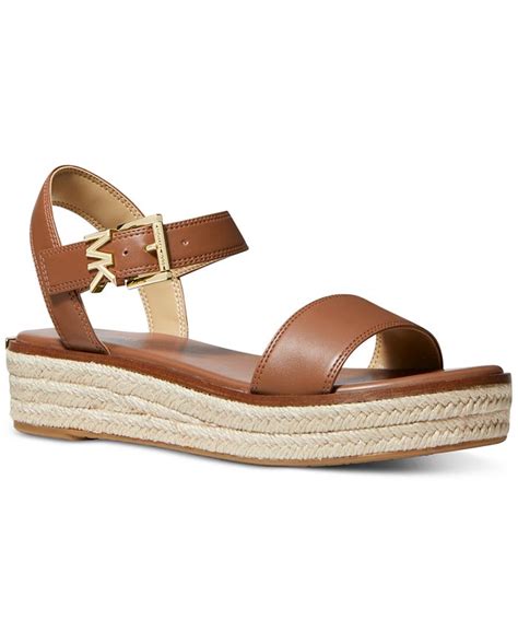 michael michael kors women's richie espadrille platform wedge sandals|richie platform sandals.